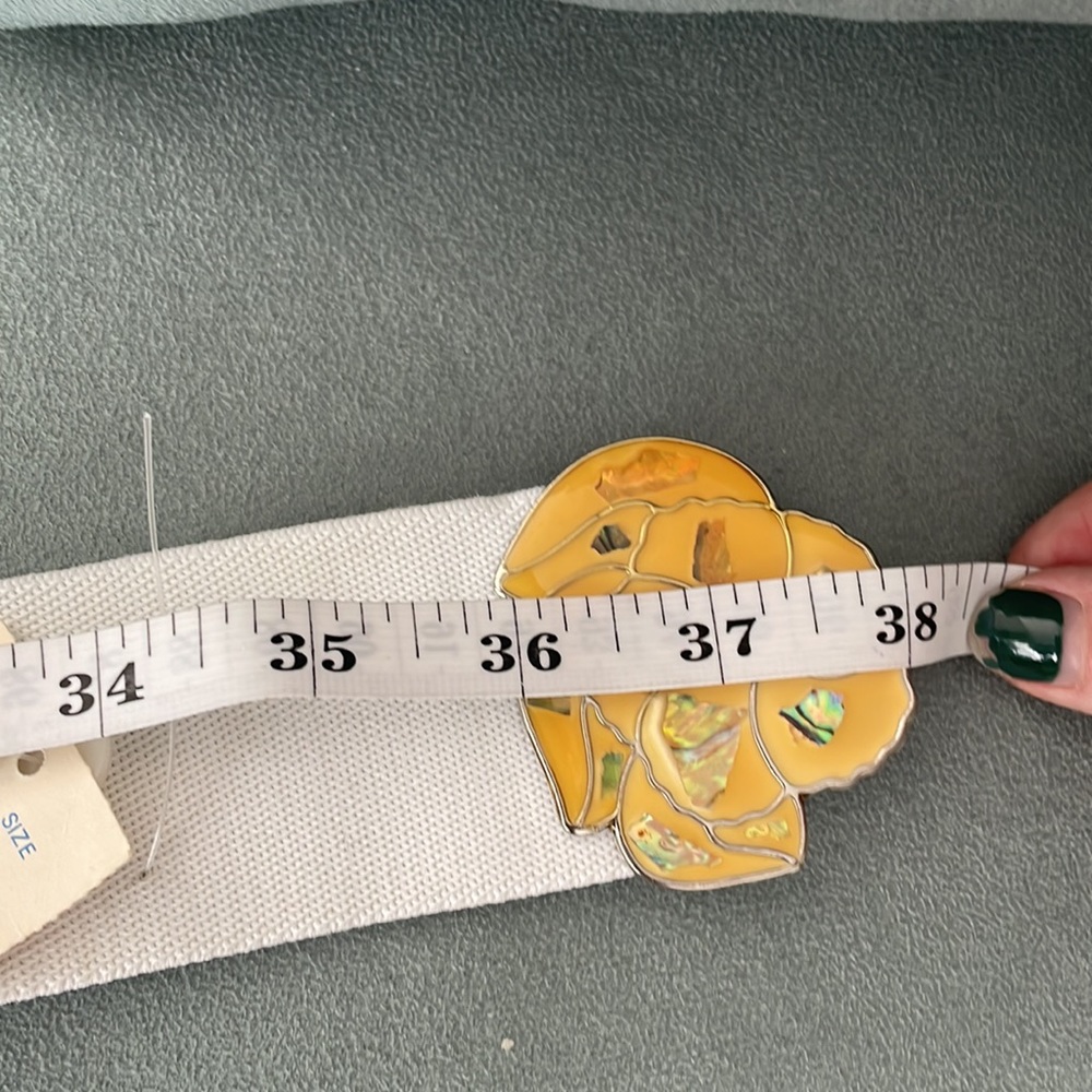 Vintage mosaic stretch belt - Picture 4 of 4